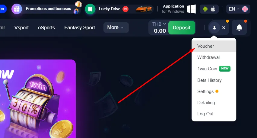 1win bonus code free Thailand